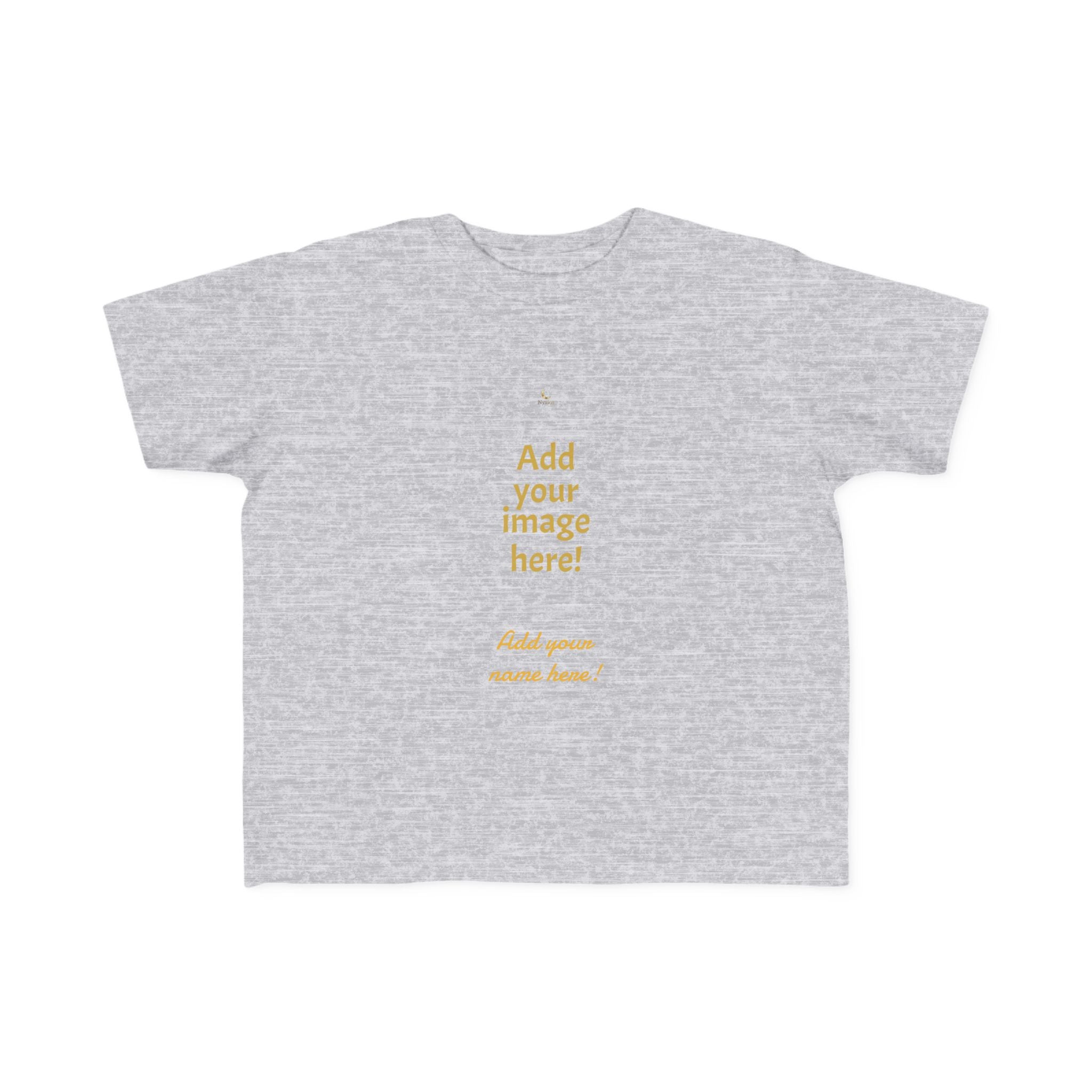 Toddler Tee — Personalized Gold Moon 'Nyxios' Logo
