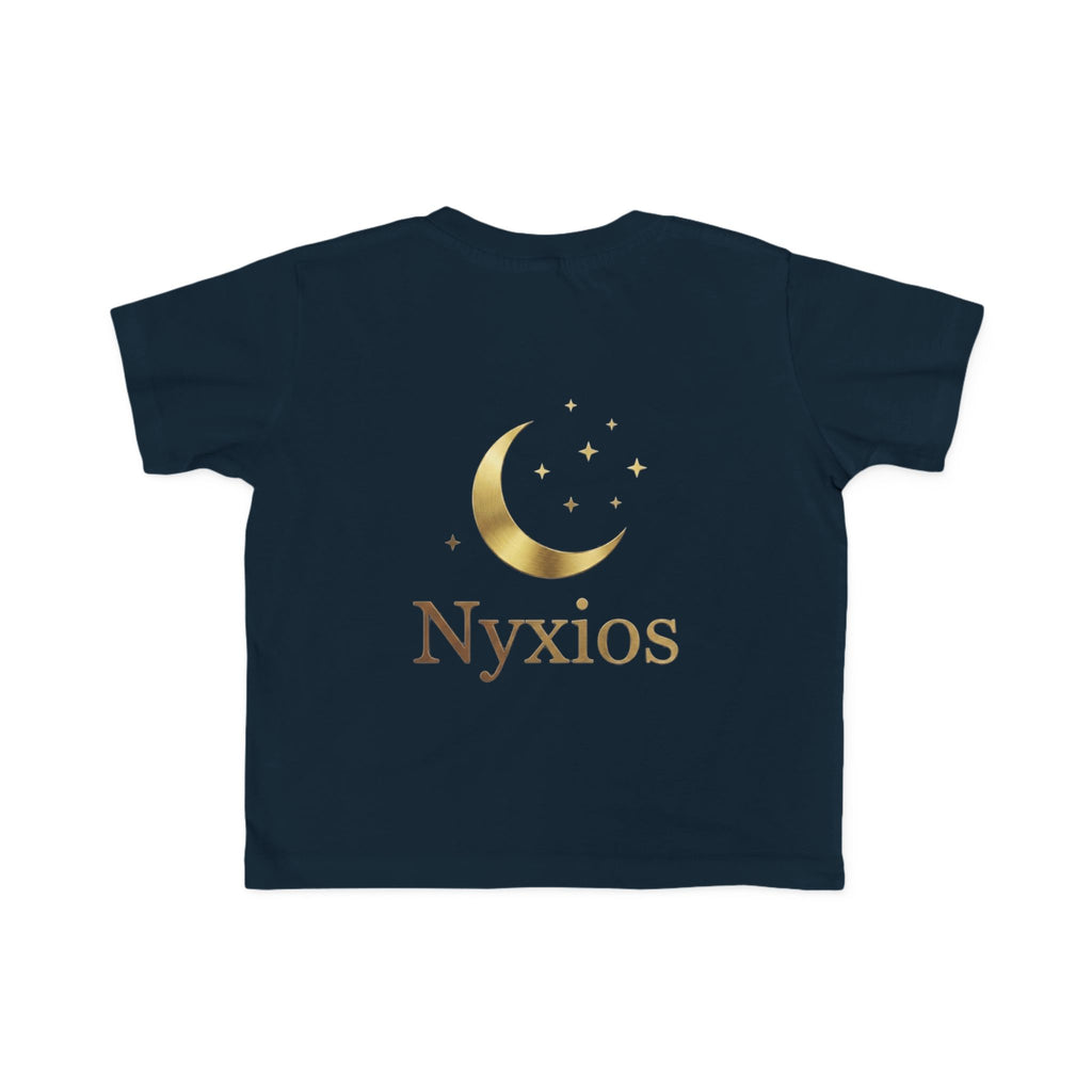 Toddler Tee — Personalized Gold Moon 'Nyxios' Logo