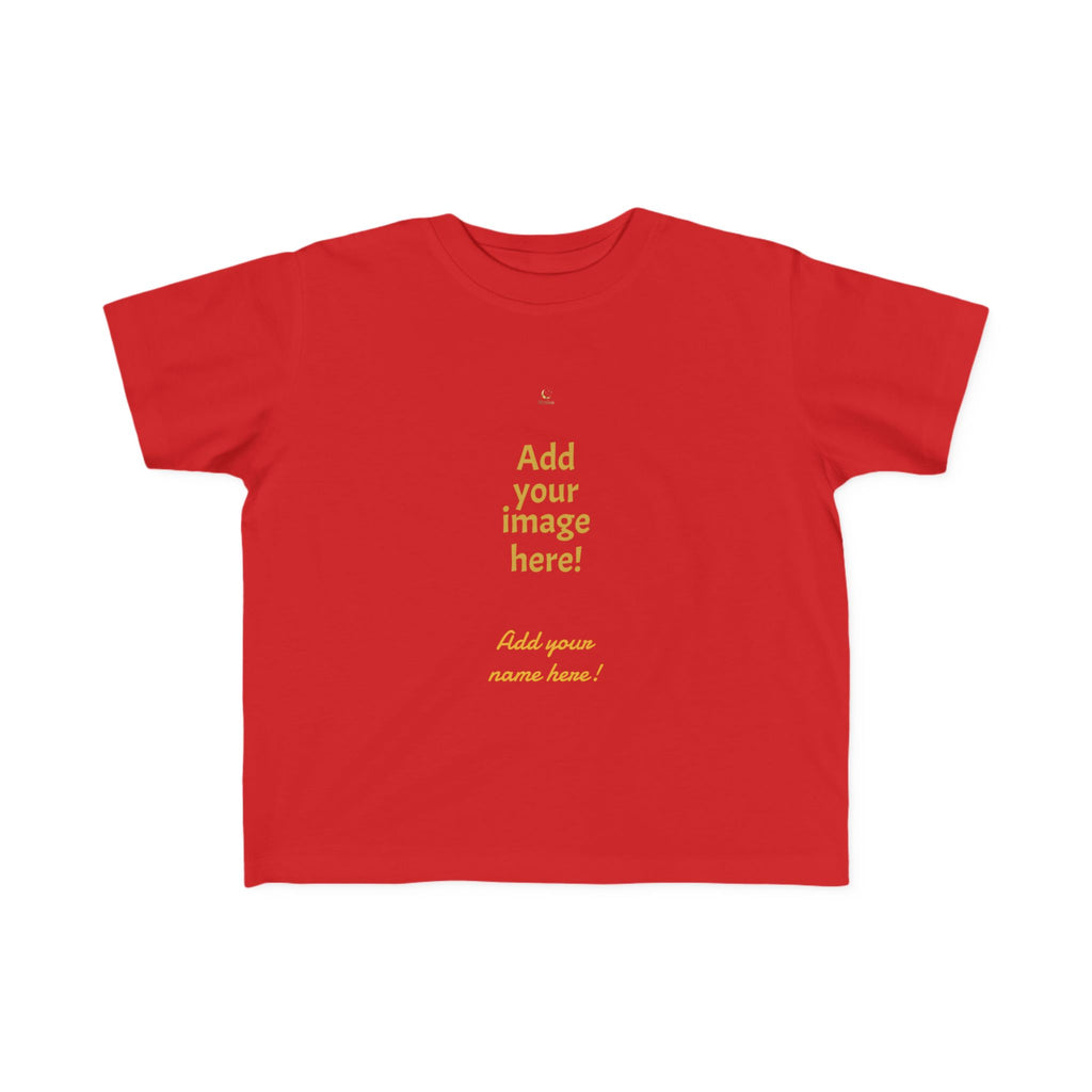 Toddler Tee — Personalized Gold Moon 'Nyxios' Logo
