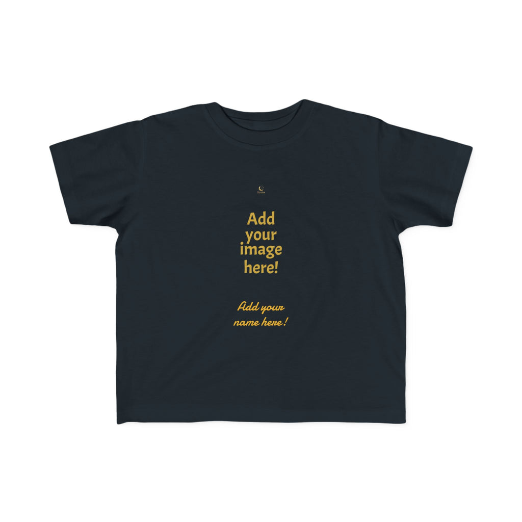 Toddler Tee — Personalized Gold Moon 'Nyxios' Logo