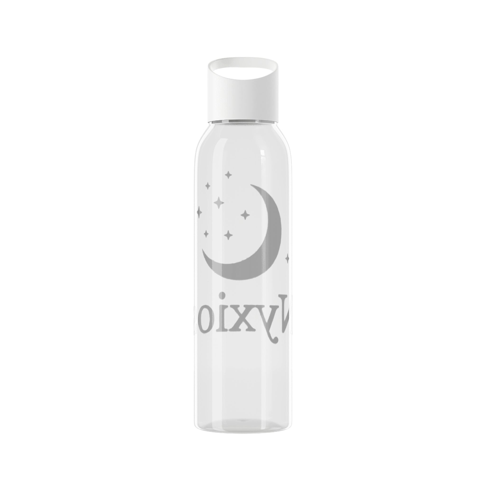 Celestial Moon Water Bottle — Gold Crescent Night Sky Design