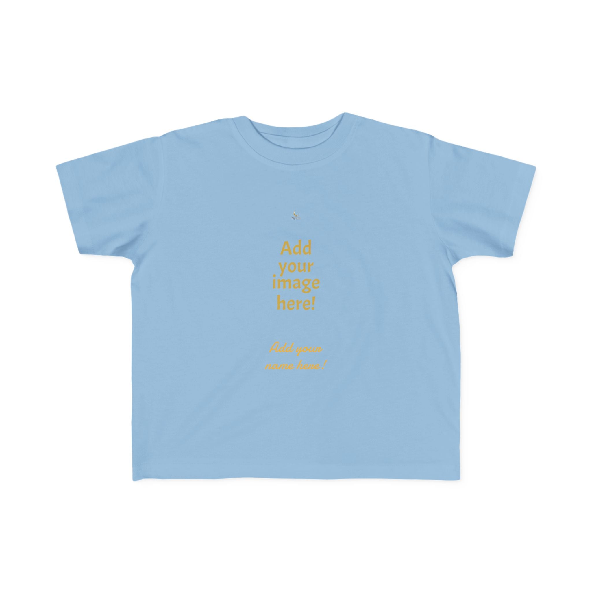 Toddler Tee — Personalized Gold Moon 'Nyxios' Logo