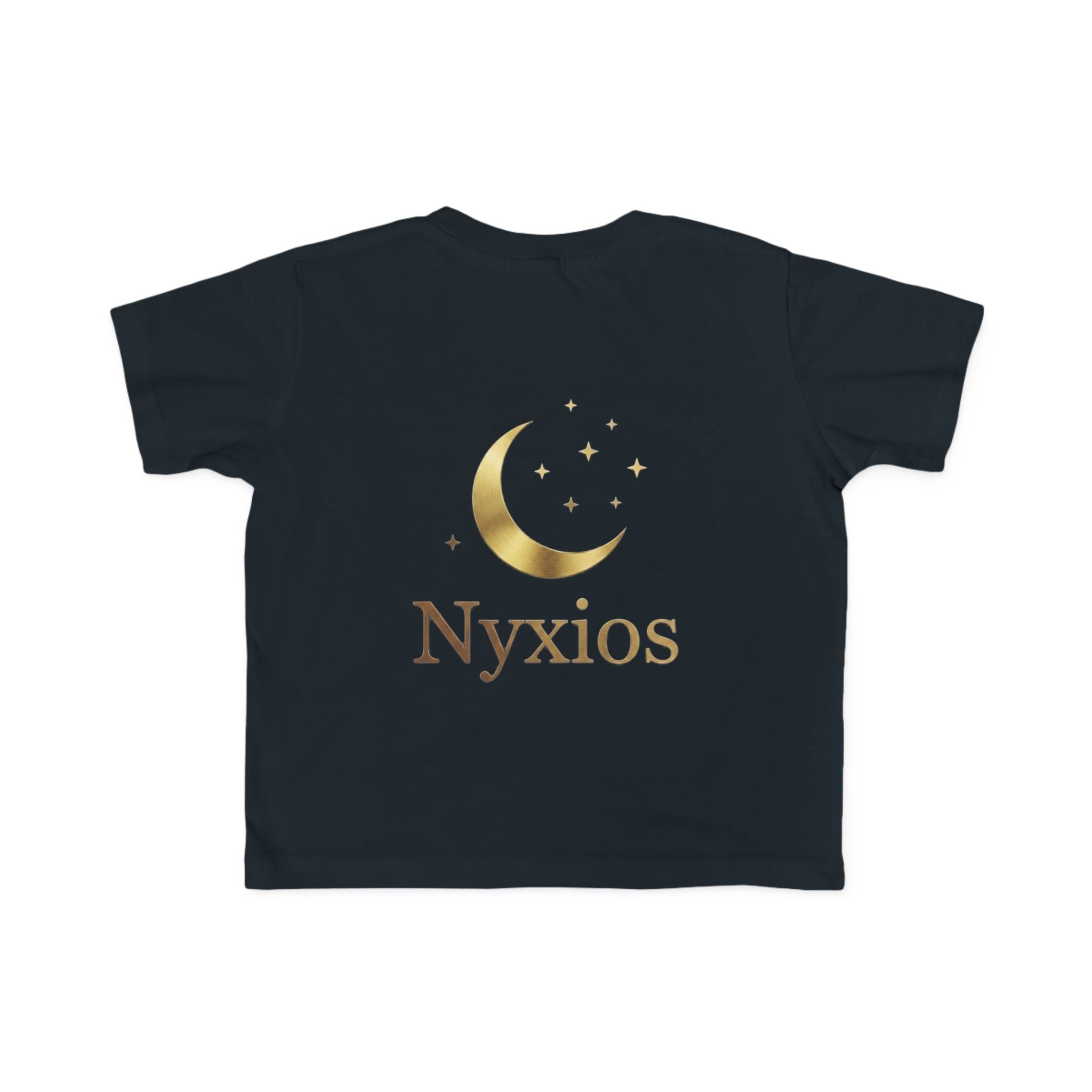Toddler Tee — Personalized Gold Moon 'Nyxios' Logo