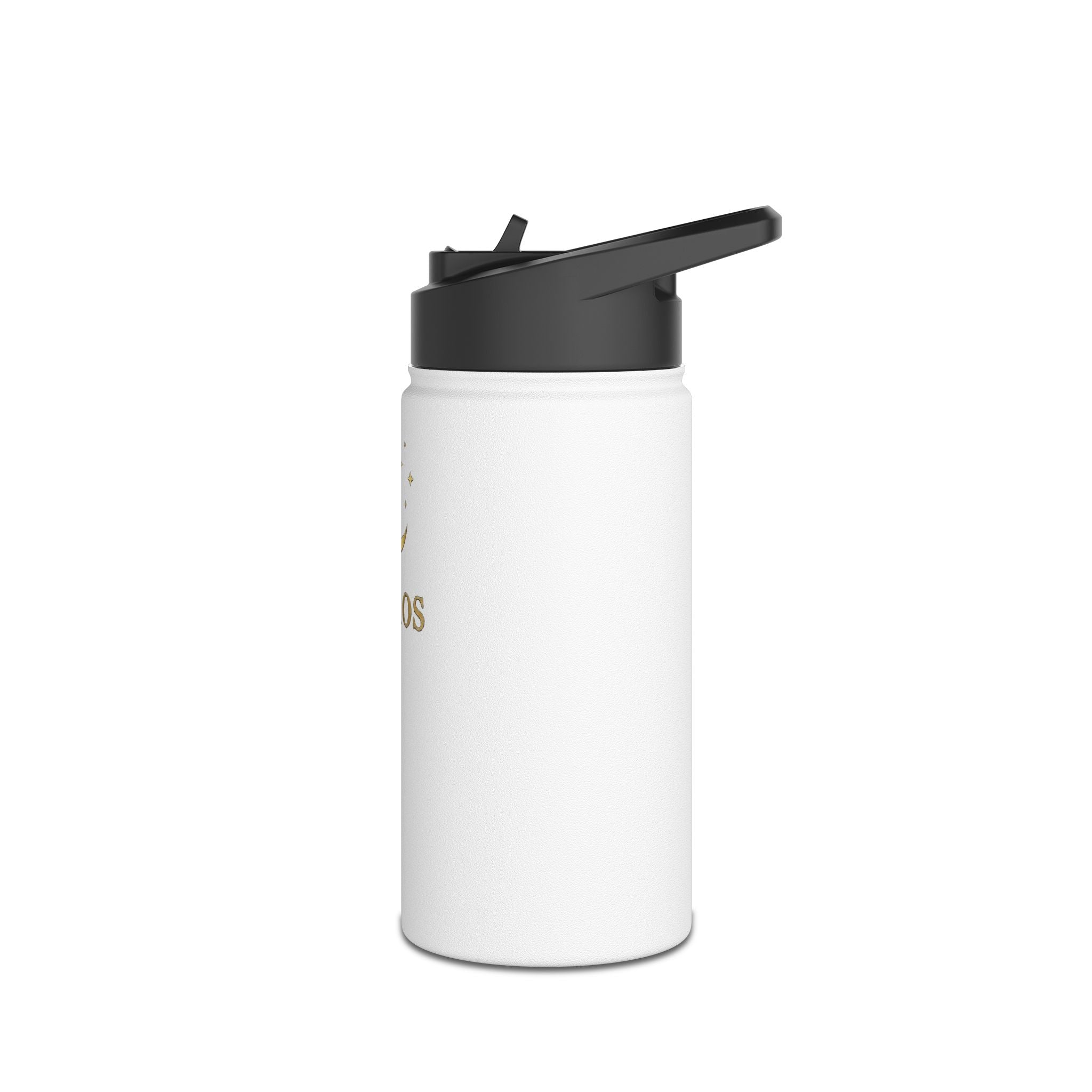 Nyxios Moon Stainless Steel Water Bottle — Insulated Gold Crescent Design