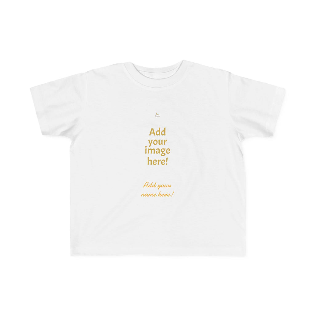Toddler Tee — Personalized Gold Moon 'Nyxios' Logo