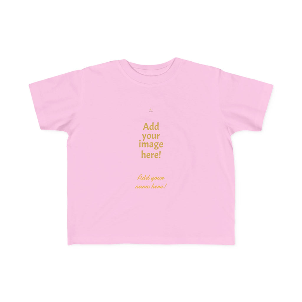 Toddler Tee — Personalized Gold Moon 'Nyxios' Logo